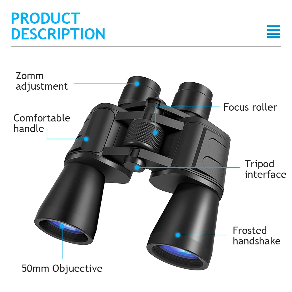 Binoculars Professional HD Night Vision Long Range Waterproof