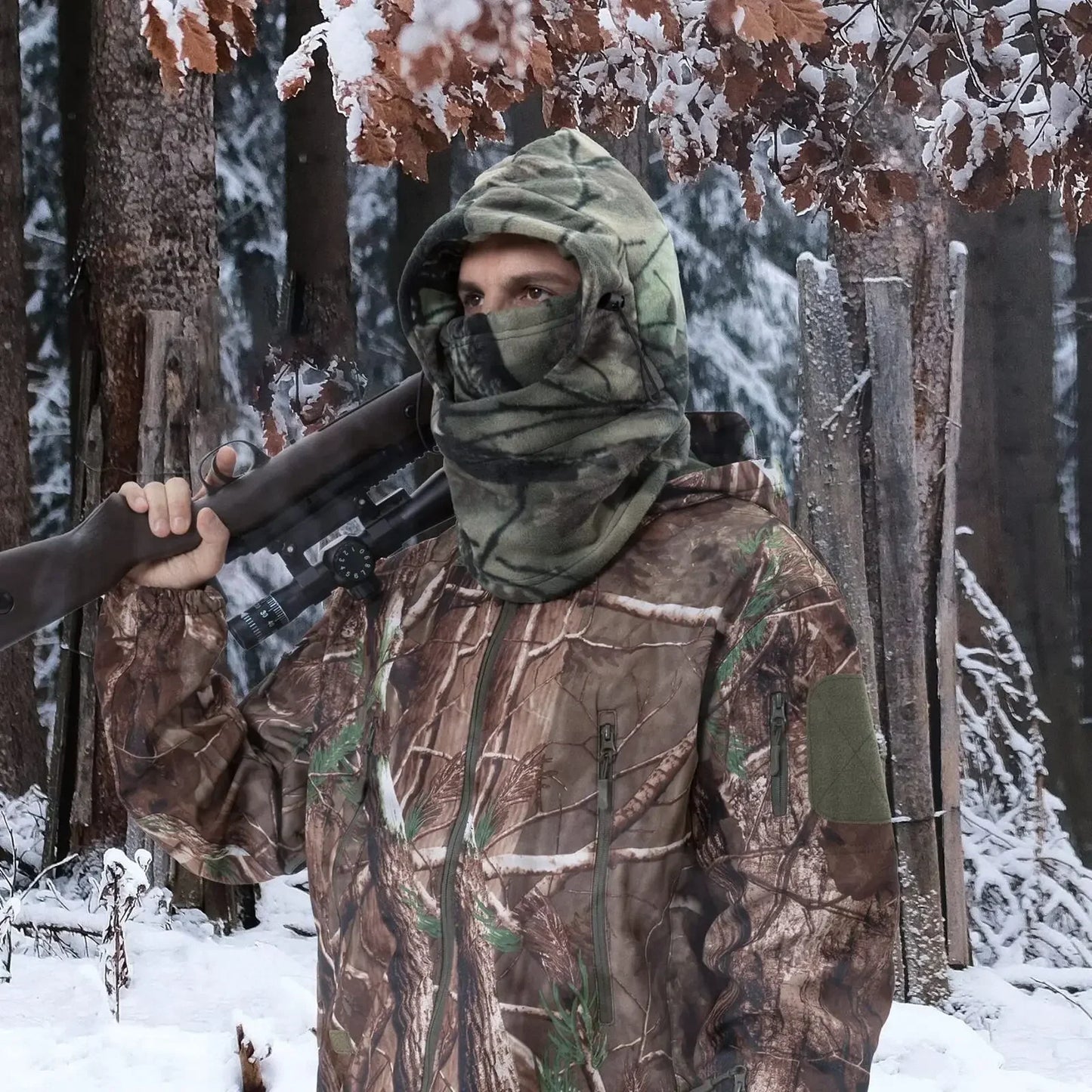 Winter Balaclava Thermal Fleece Ski Mask Neck Warmer Full Face