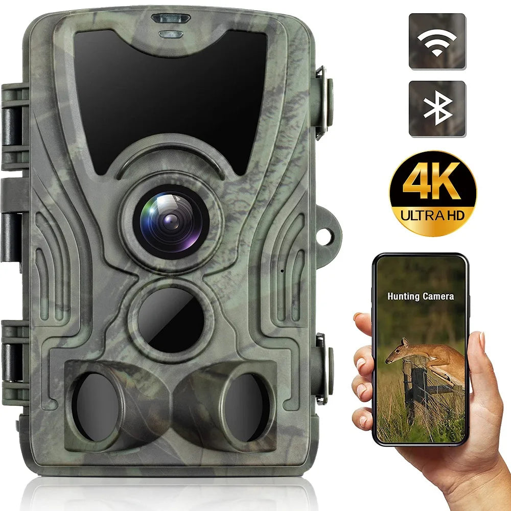 Suntek 4K Trail Camera Night Vision Motion Activated IP65 Waterproof