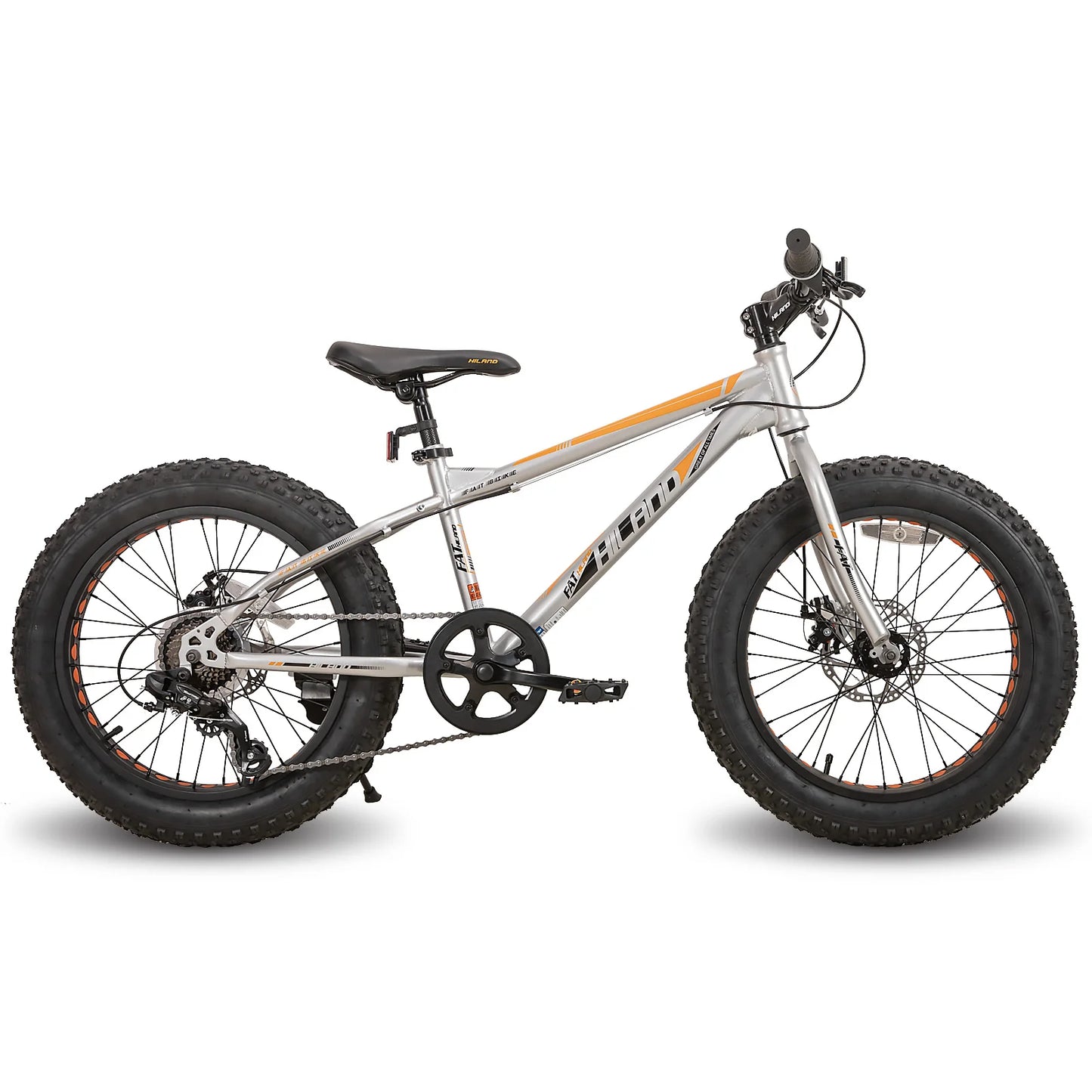 Hiland Kids Fat Tire Mountain Bike 7 Speed Disc Brakes