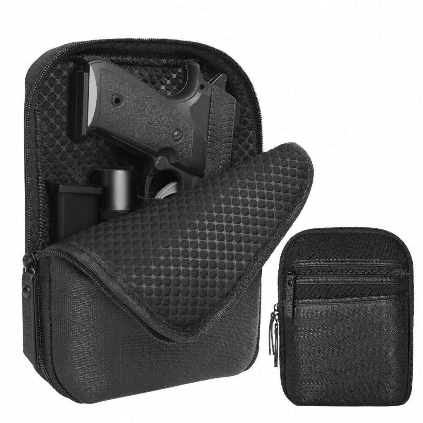 Concealed Carry Pistol Holster Pouch For Waist Belt Pack