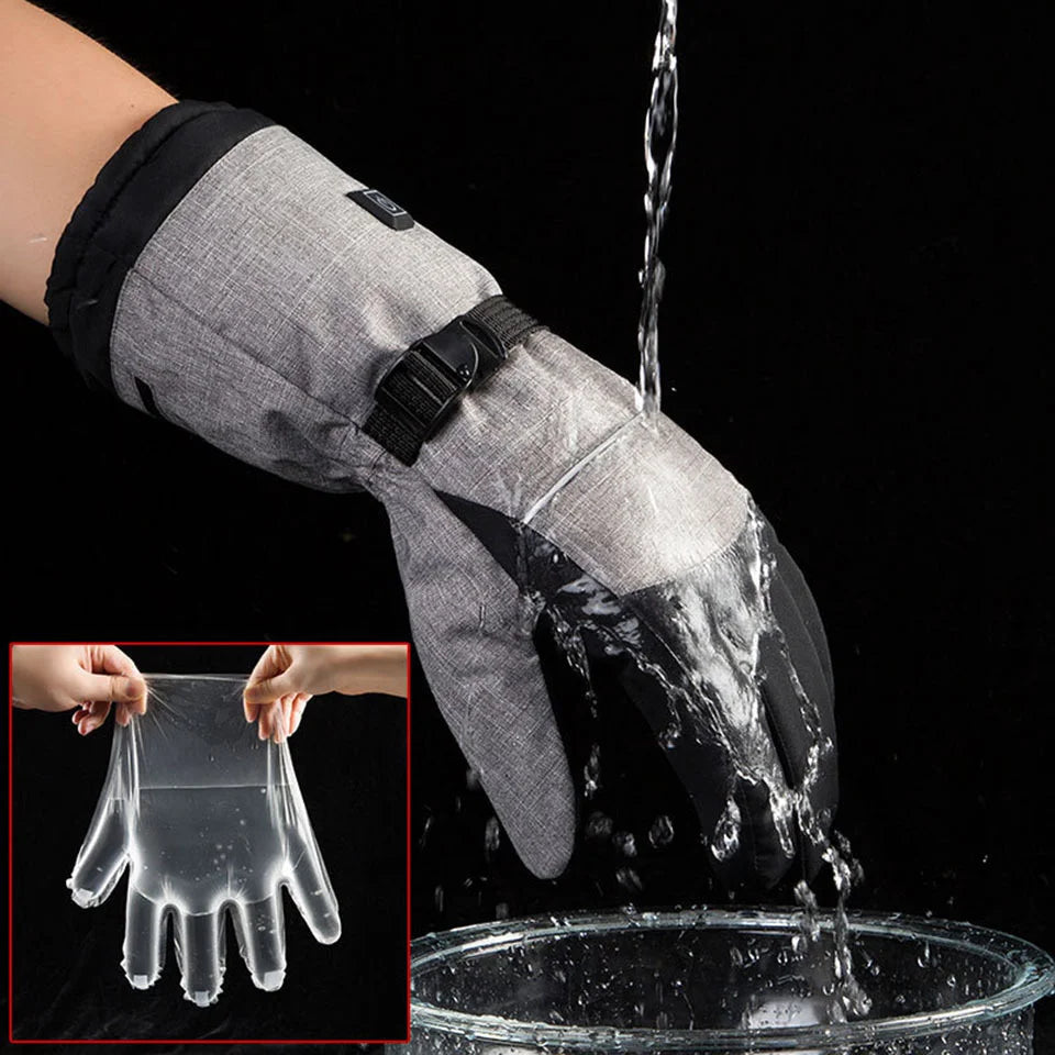 Heated Electric Thermal Warmer Gloves for Outdoor Activities