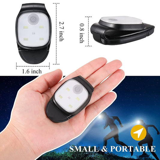 Alloet LED Clip Light With 4 Modes USB Rechargeable
