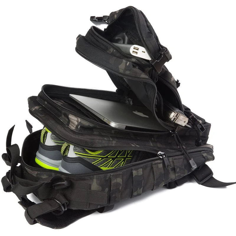 Tactical Backpack Military Molle Rucksack for Hiking and Travel