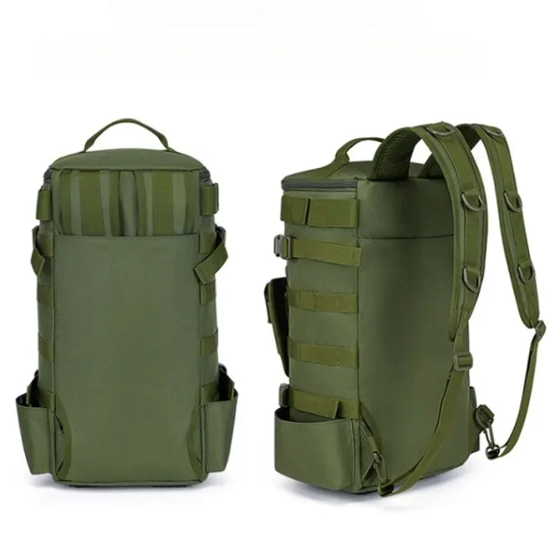 Multifunctional Fishing Backpack for Men with Large Capacity Rod Storage