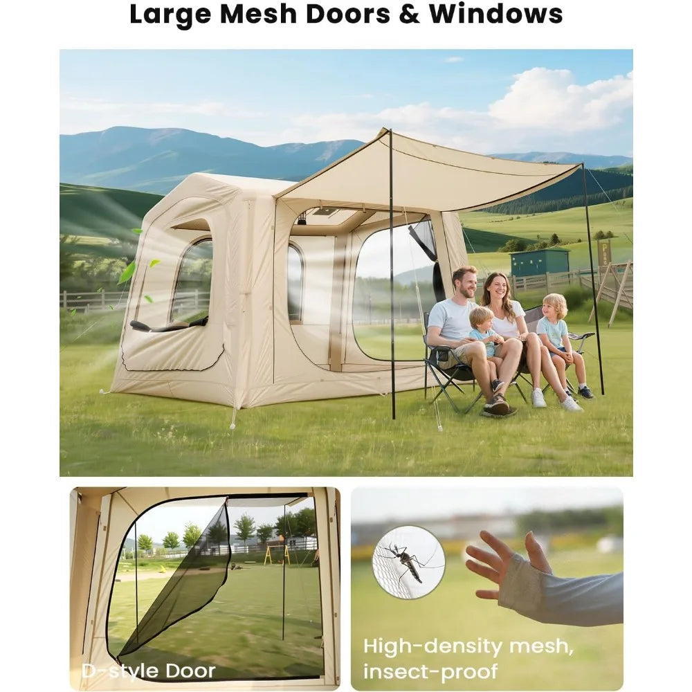 Inflatable SUV Camping Tent 2In1 Back Of Vehicle Shelter