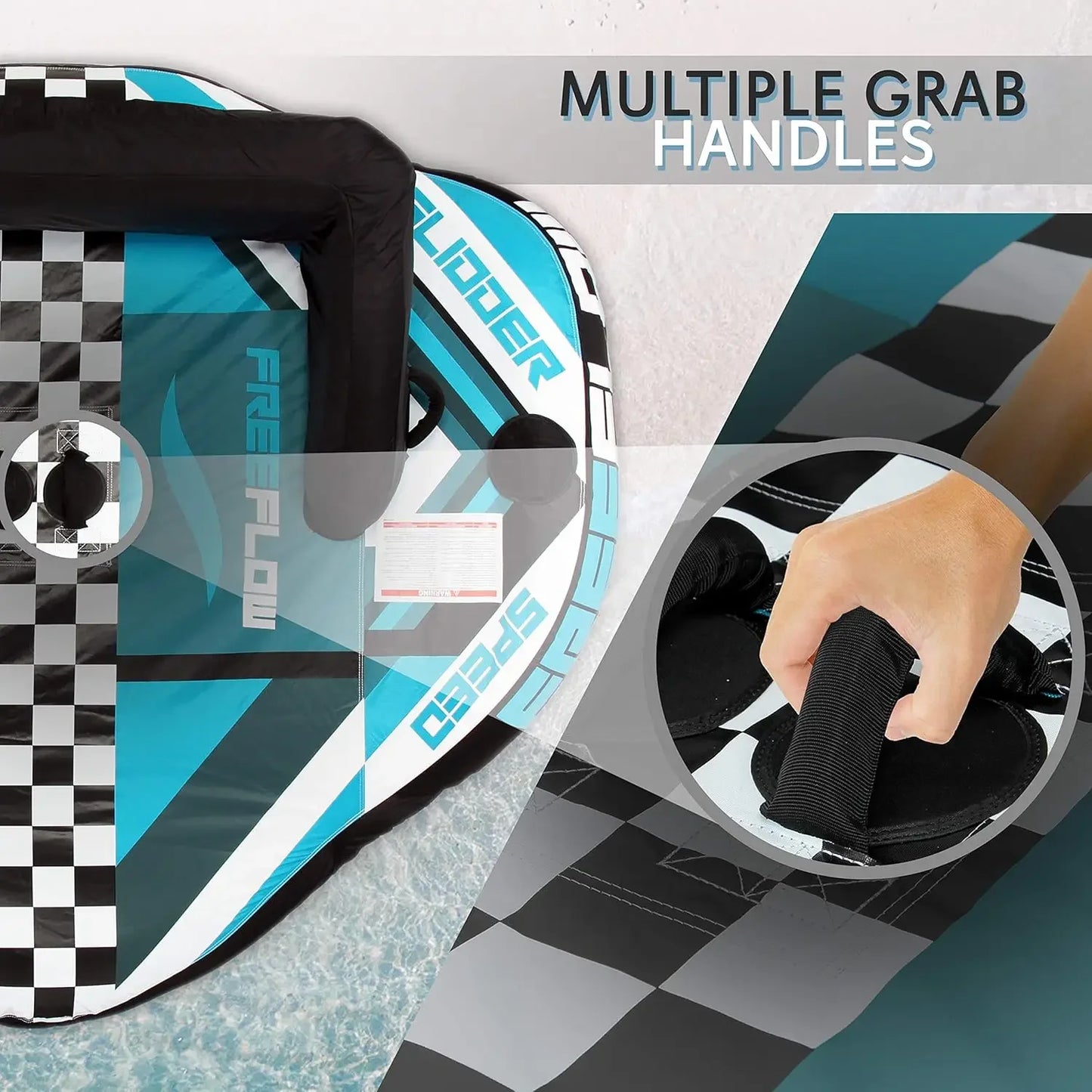 Heavy Duty Inflatable Towable Booster Tube For Boating