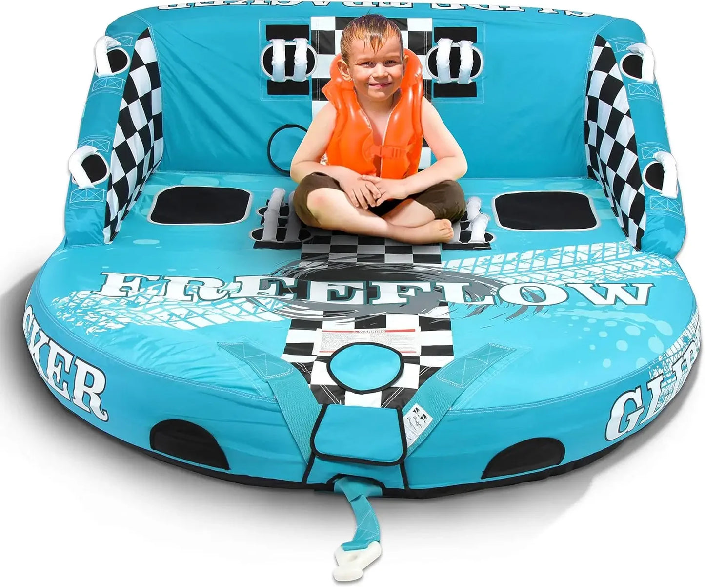 Heavy Duty Inflatable Towable Booster Tube For Boating