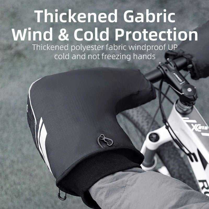 ROCKBROS MTB Cycling Long Finger Gloves Non Slip Shockproof Windproof