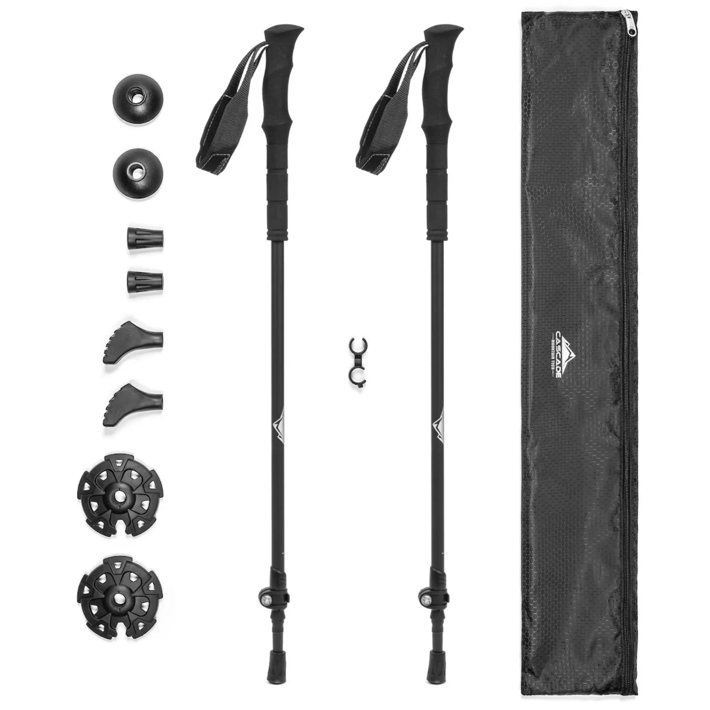 Ultralight Carbon Fiber Trekking Poles EVA Grip For Hiking