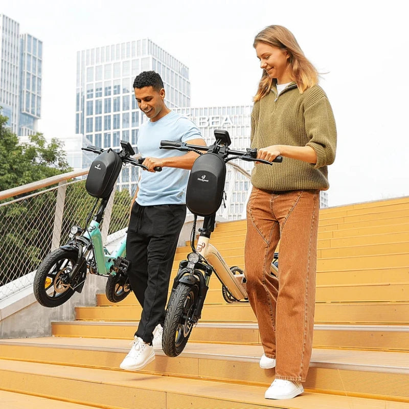 Bodywel Folding Electric Bike 1000W For Urban Commute With Dual Disc Brakes