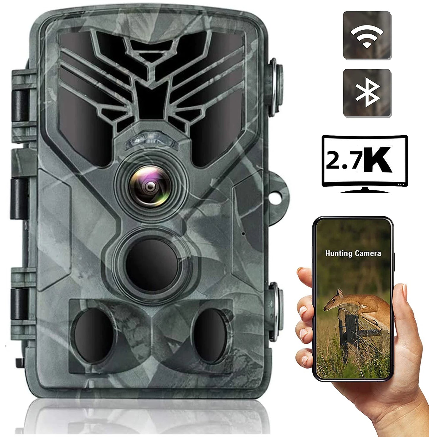 Suntek 4K Trail Camera Night Vision Motion Activated IP65 Waterproof