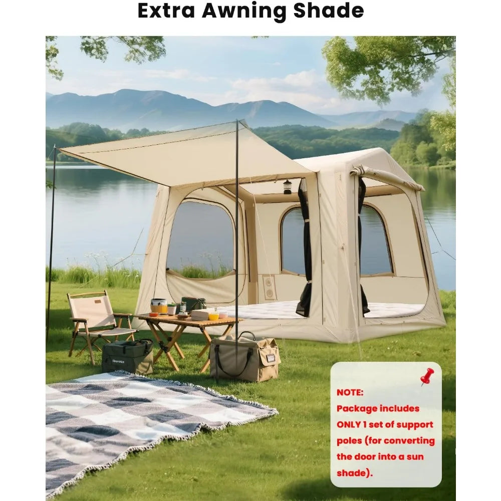 Inflatable SUV Camping Tent 2In1 Back Of Vehicle Shelter