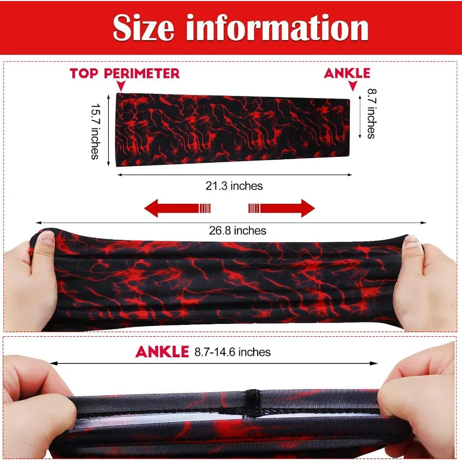 Hign-concerned Long Knee Sleeve For Running And Sports UV Protection