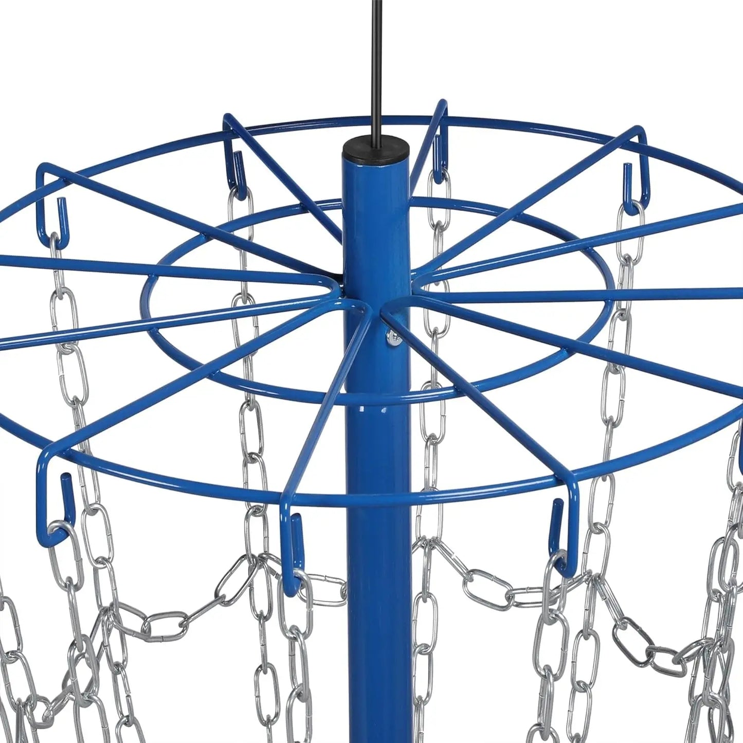 Disc Golf Basket Portable Practice Set With Double Chains