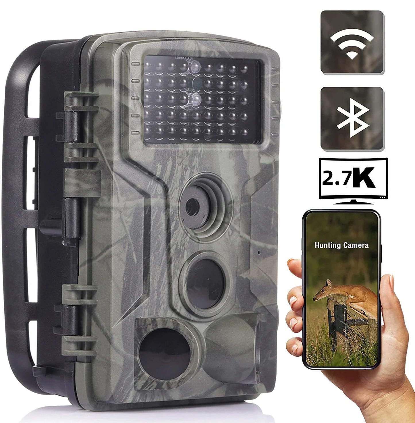 Suntek 4K Trail Camera Night Vision Motion Activated IP65 Waterproof