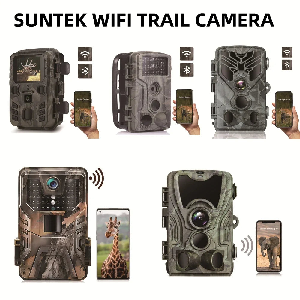 Suntek 4K Trail Camera Night Vision Motion Activated IP65 Waterproof