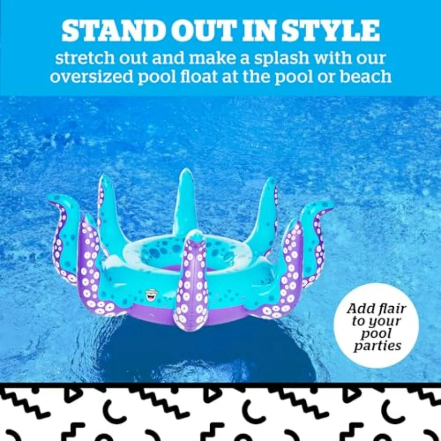 Giant Octopus Tentacles Pool Float Inflatable Swim Tube Toy