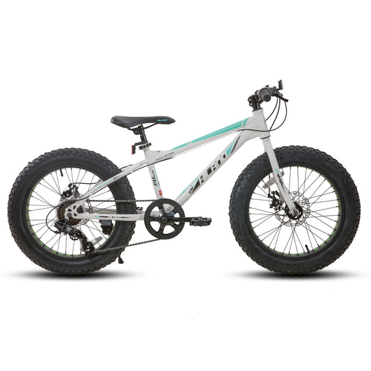 Hiland Kids Fat Tire Mountain Bike 7 Speed Disc Brakes