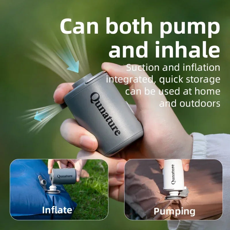 Qunature Wireless Inflator Pump for Outdoor Camping Gear