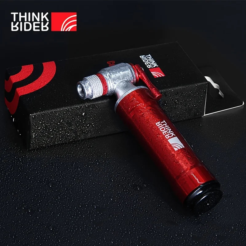 ThinkRider CO2 Pump For Bicycle With Schrader Presta Adapter Aluminum