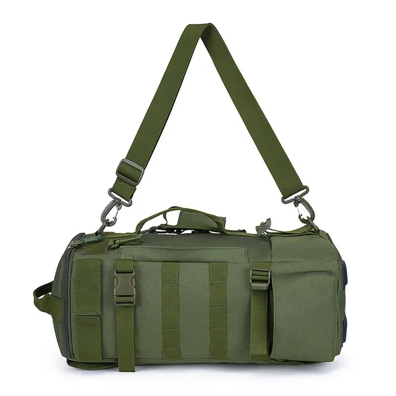 Multifunctional Fishing Backpack for Men with Large Capacity Rod Storage