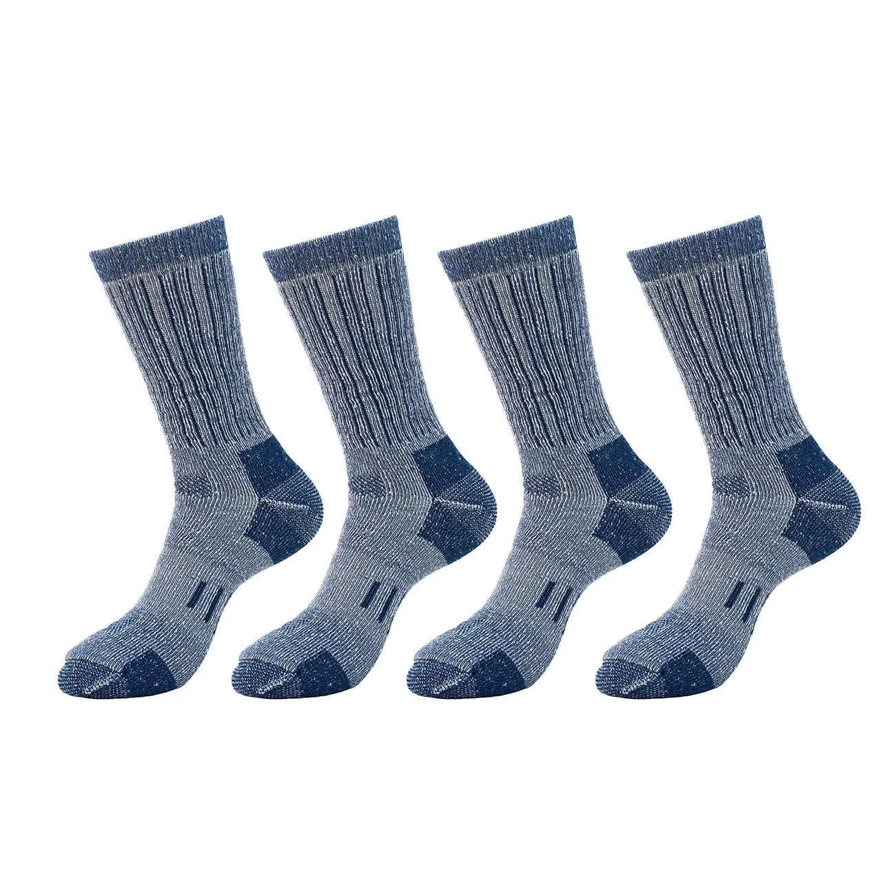 Men Merino Wool Hiking Socks Crew Thermal Boot Socks