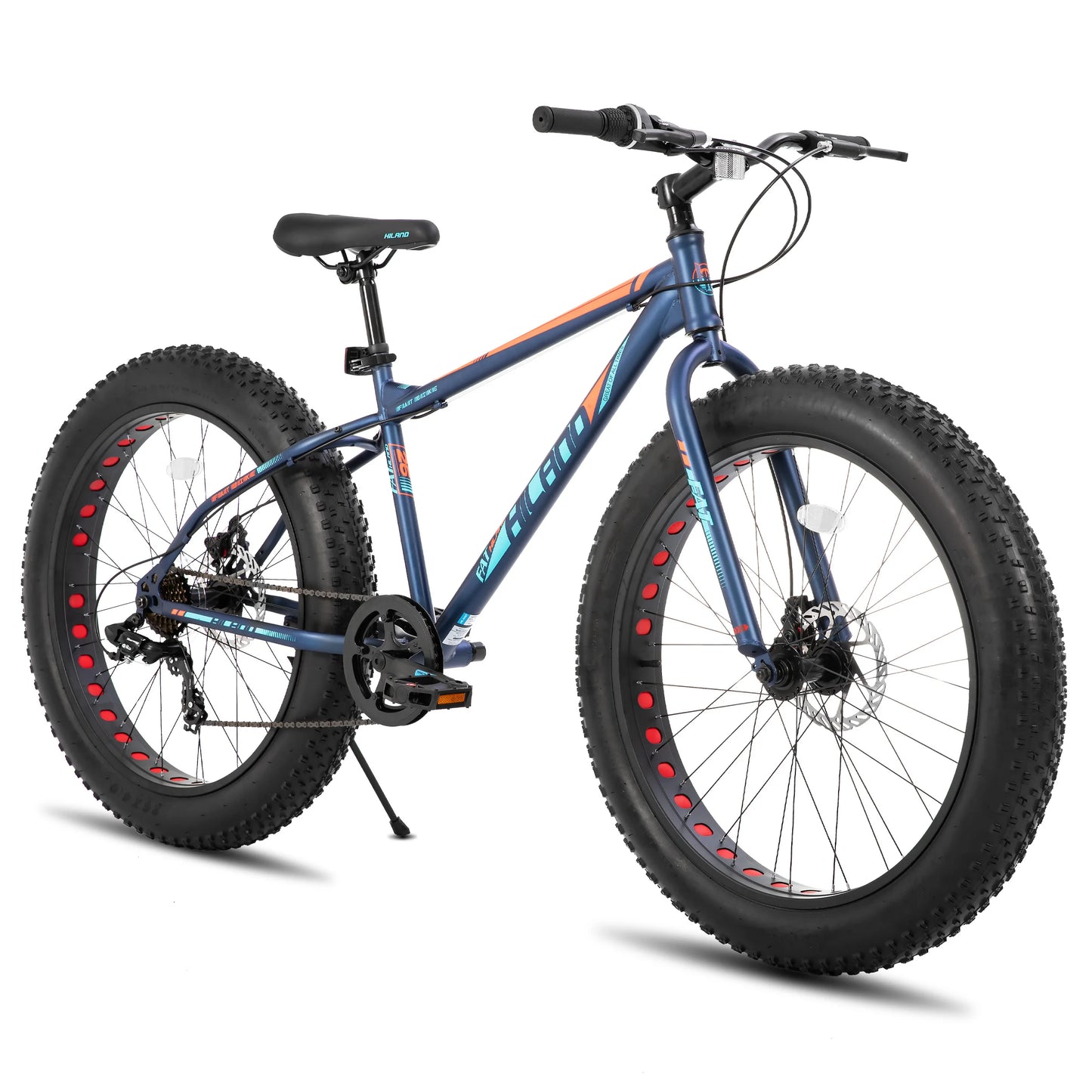 Hiland Kids Fat Tire Mountain Bike 7 Speed Disc Brakes